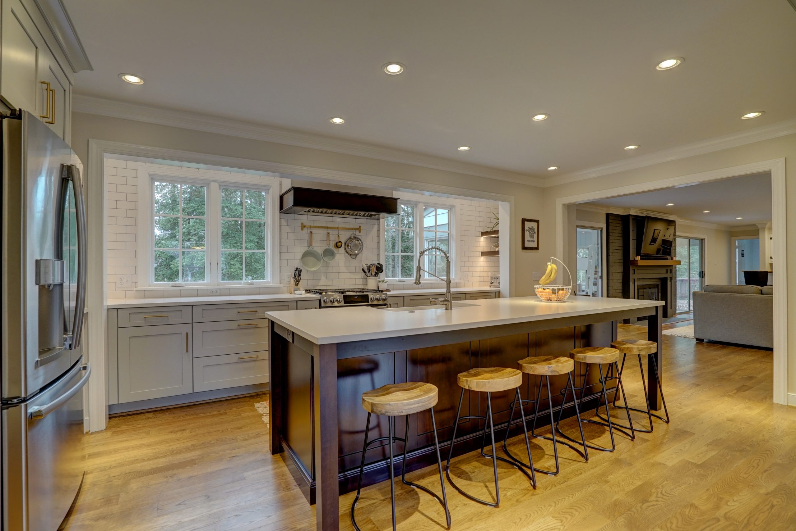 A recently completed kitchen