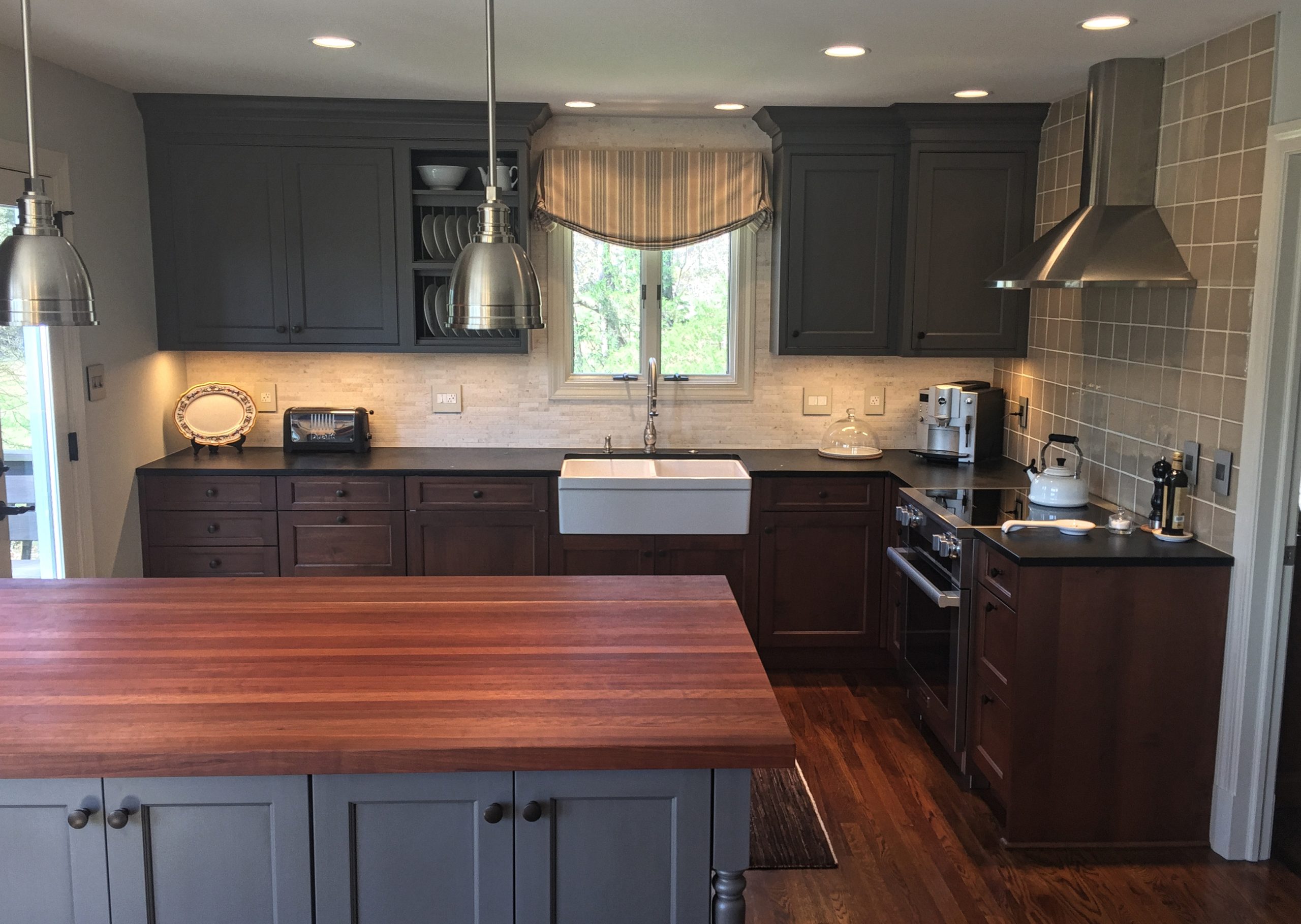 A recently completed kitchen