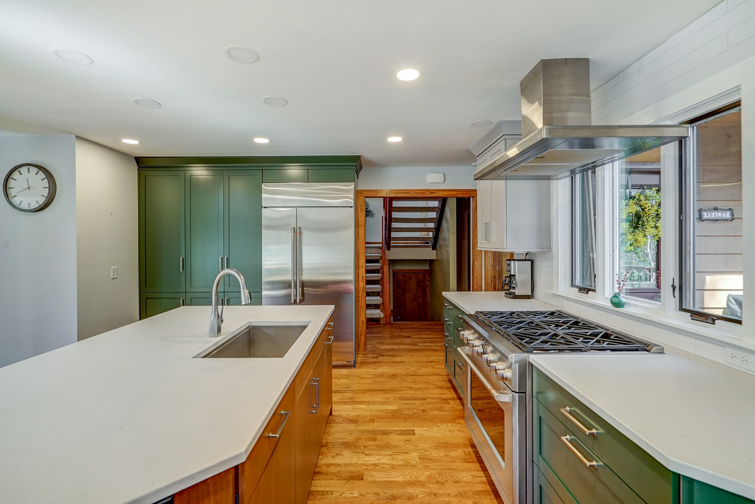 A recently completed kitchen